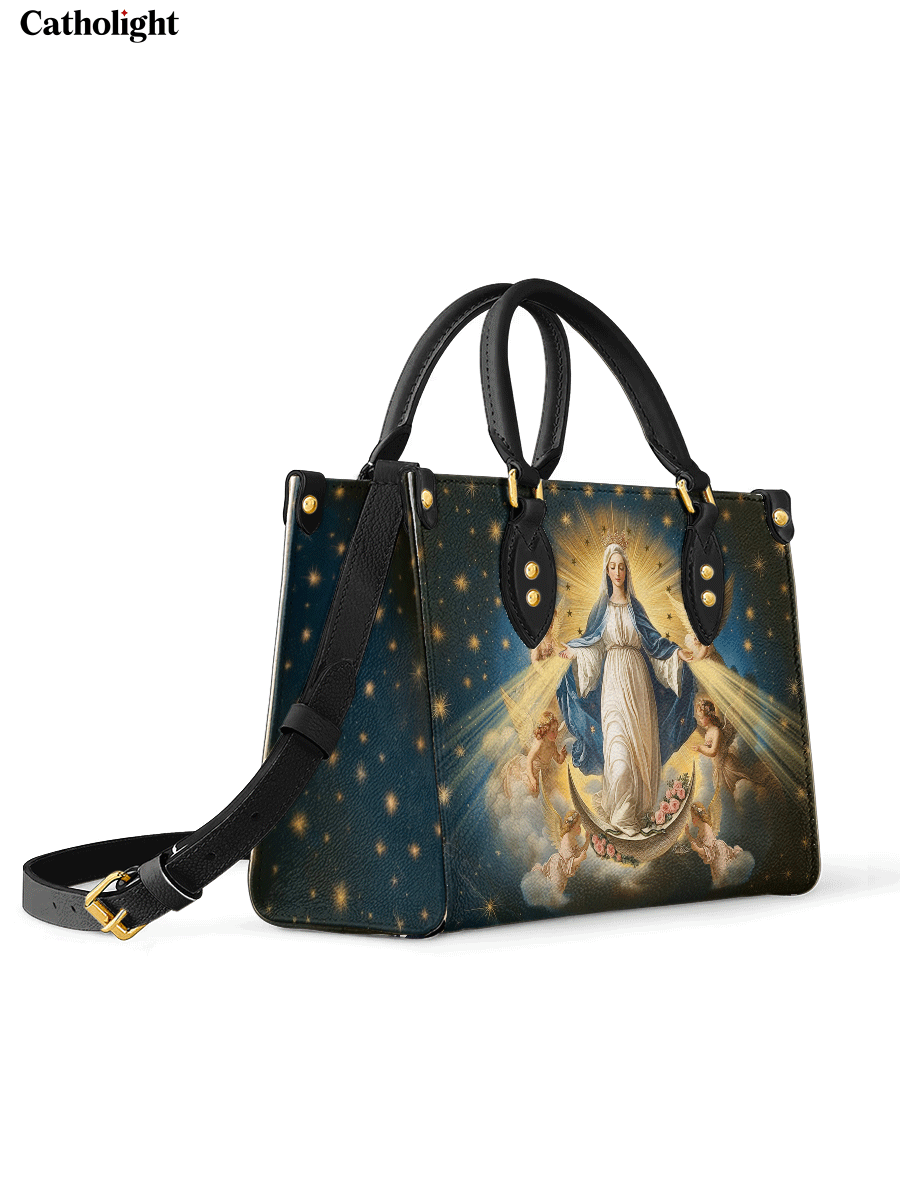 Catholight  The Queen of Heaven Leather Bag