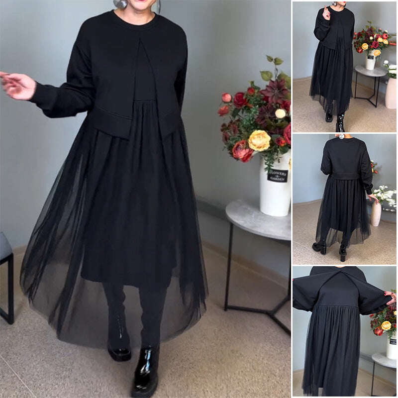 🔥🥰 [S-5xl] dámské elegantní masivní šaty