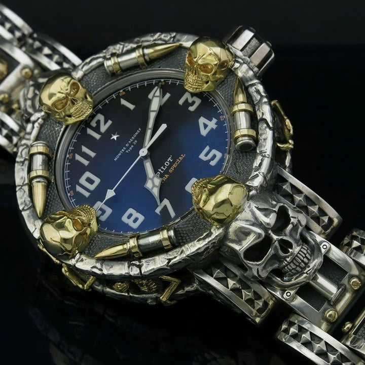 Мистериозен часовник Forbidden Bullet Skull