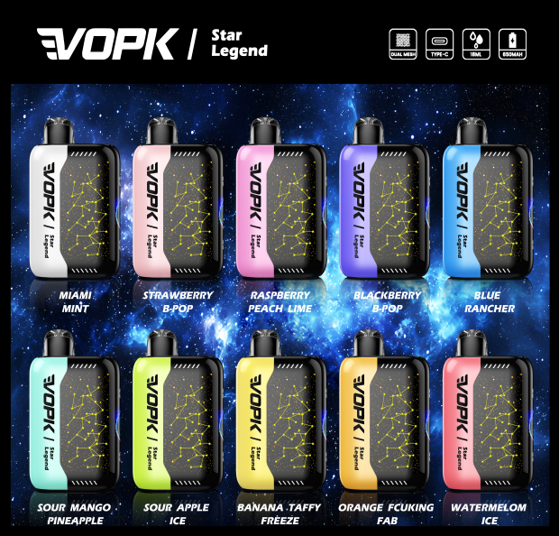 NEWS VOPK-StarLenged 25k Disposable Vape