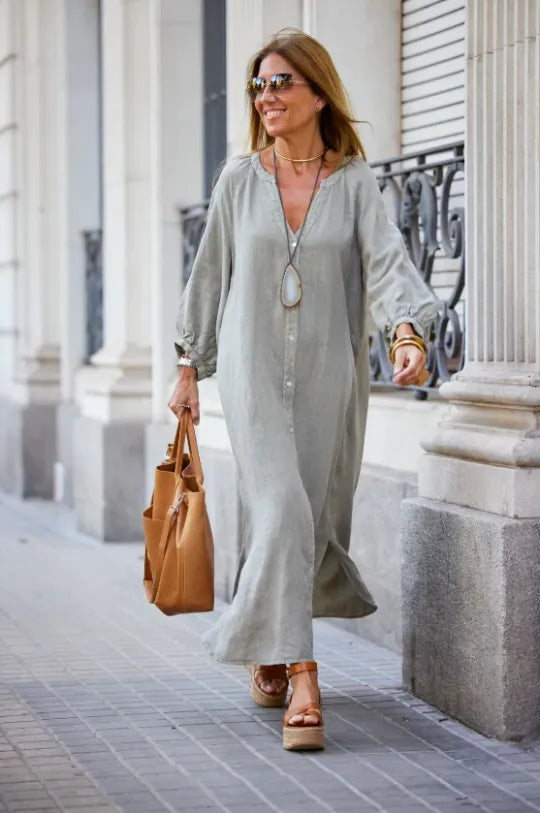 2024 Moda Abiti casual con casaco de malha