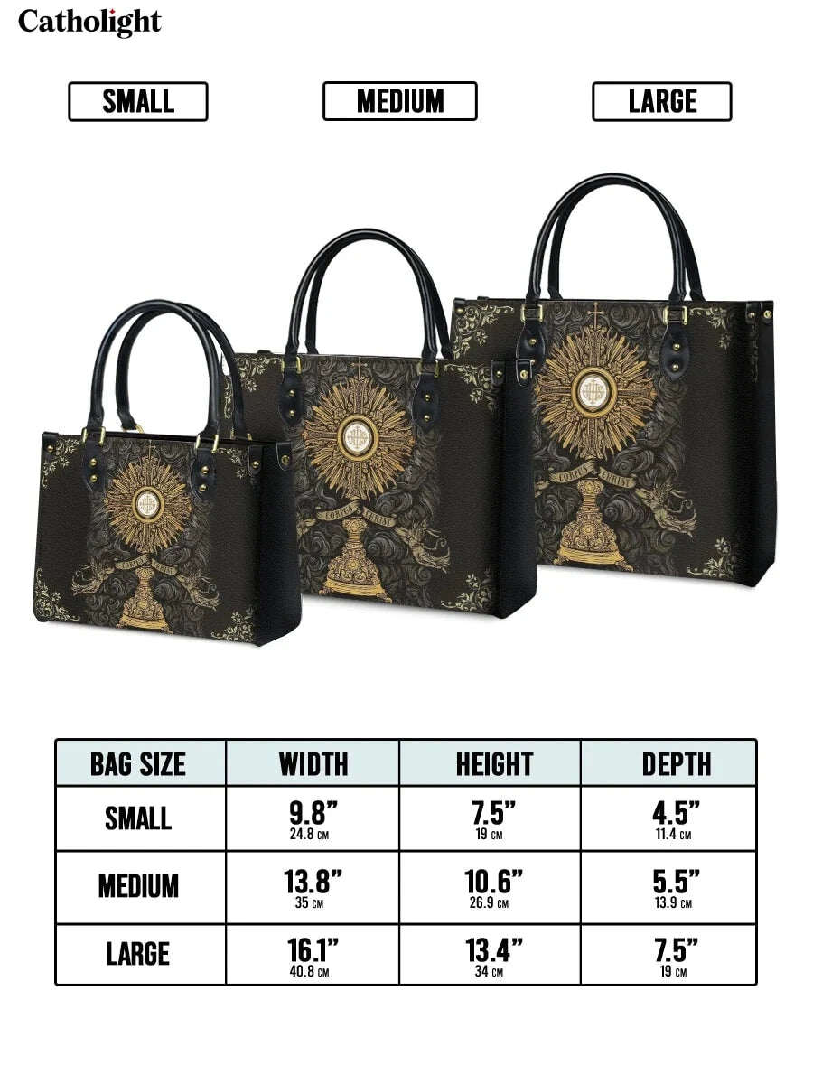 Catholight  The Corpus Christi Elegance Leather Bag