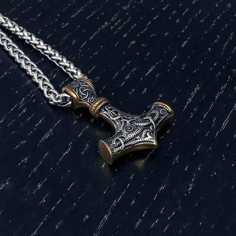 Декоративно съкровище на Тор Mjölnir - неръждаема стомана