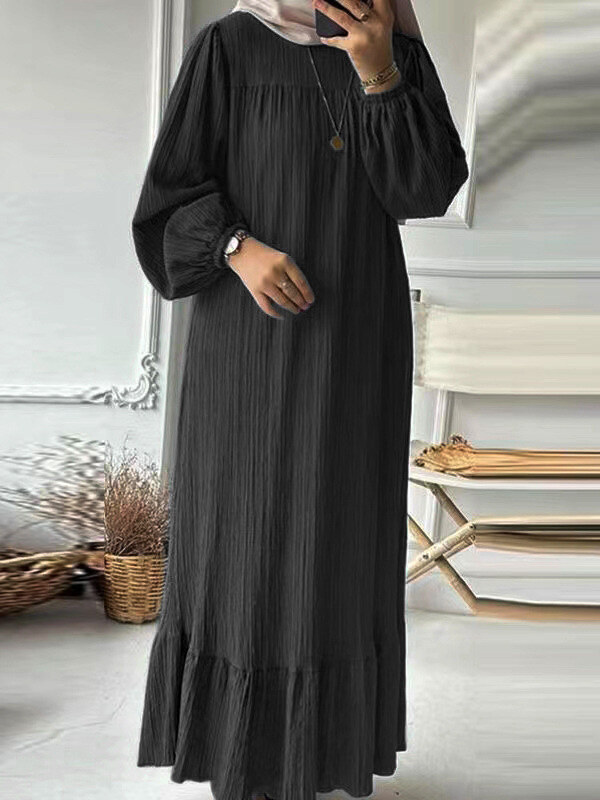Vestido longo elegante com estampa exclusiva