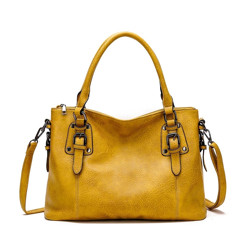 Bolsa de couro feita à mão