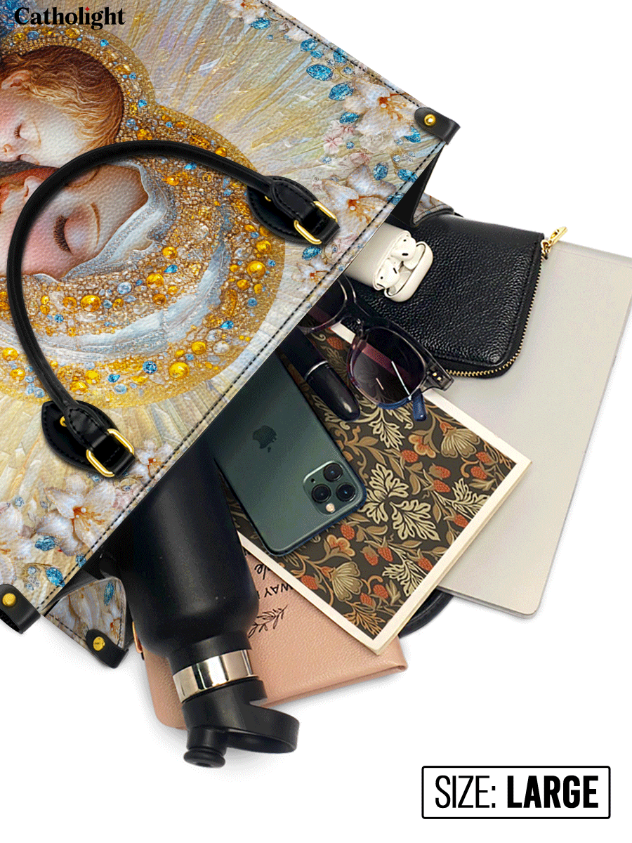 Catholight  Divine Grace and Serenity Leather Bag