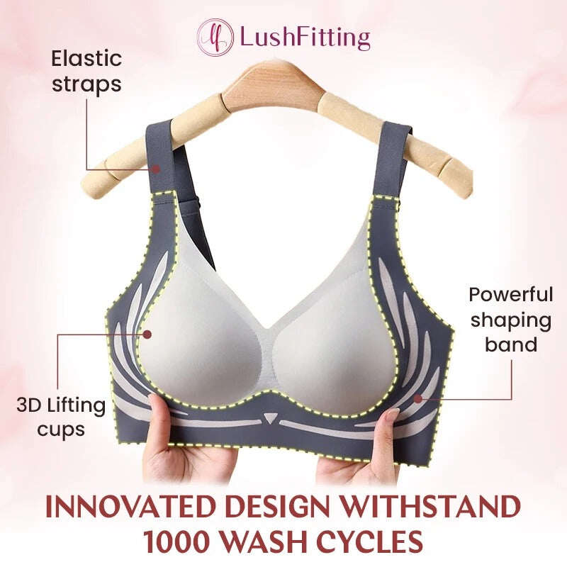 🎁Výpredaj posledného dňa - LushFitting - Bezšvová push Up podprsenka