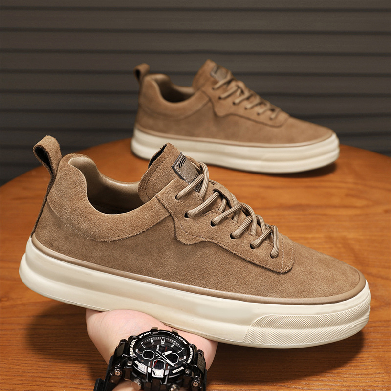 Sapatos de lona casuais versáteis masculinos