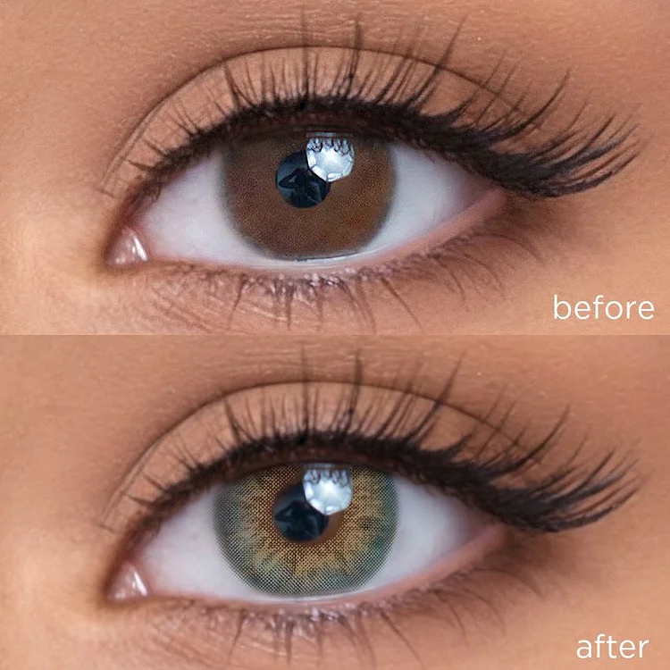 🔥 Buy one get one free ⌛ Emerald Green / Lilac Purple / Barbie Grey / Diva Green（DIA : 14.2mm；G.DIA : 13.5mm；BC : 8.7mm） | 6 Months, 2 pcs