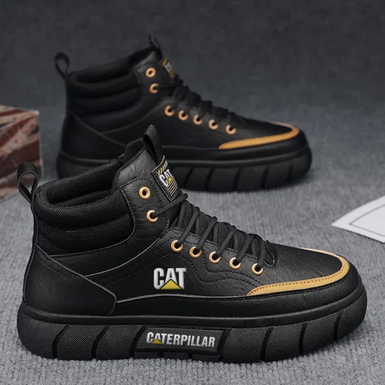 Botas masculinas casuais de couro leve CAT®