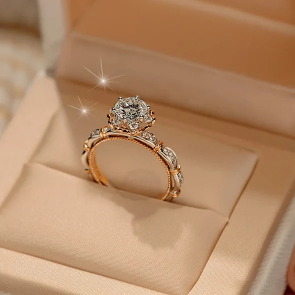 💍HOOMWELL™ Пръстен с розов моасанит