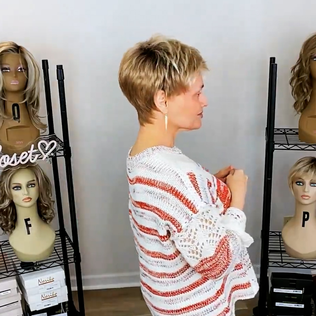 Champagne short hair
