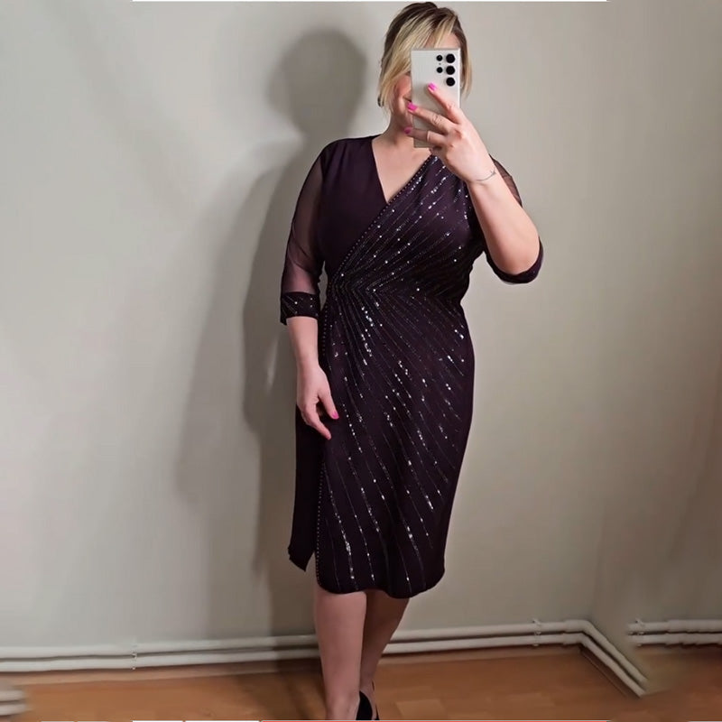 🌸Pavasara izpārdošana🌸 Liela izmēra Glitter kleita