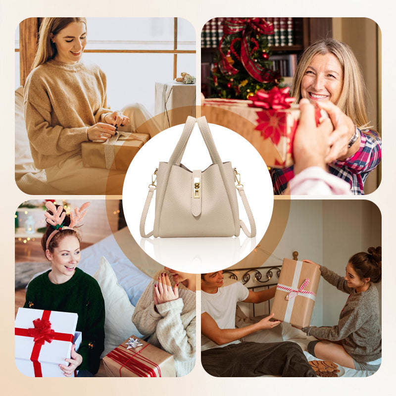 Bolsa bucket feminina de grande capacidade