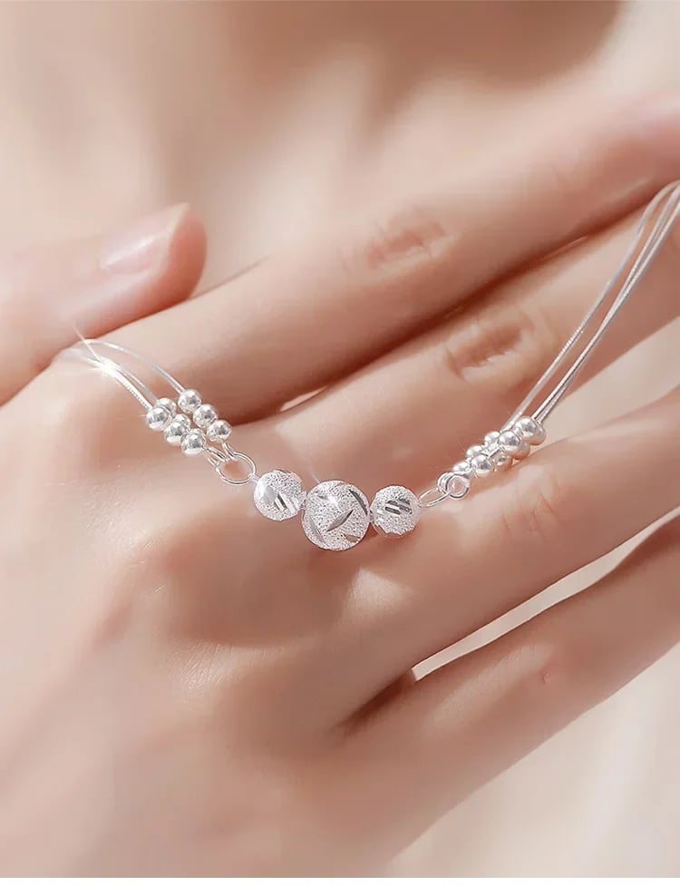 Pulseira simples esculpida