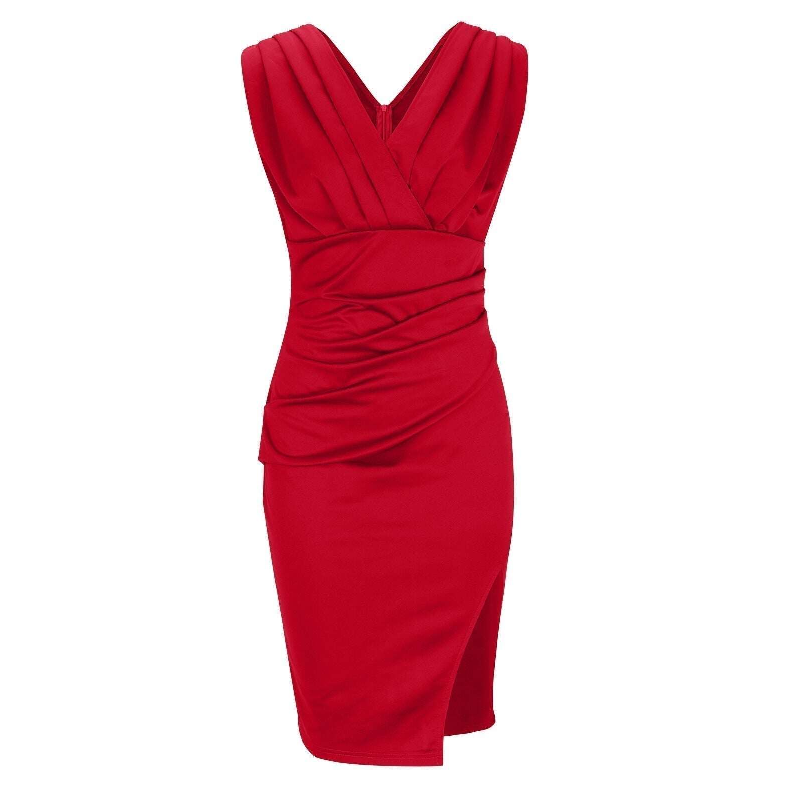 Vestido decote V Isa Giusto