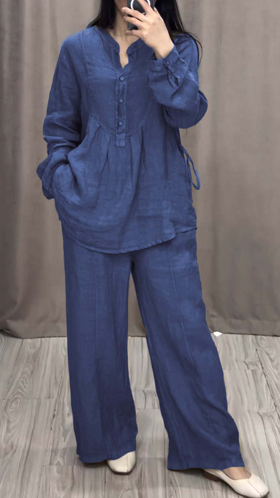 Abito in cotone lino, elegante e confortevole