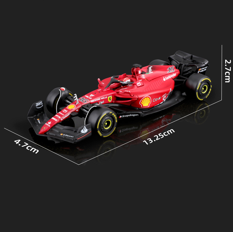 Излят под налягане модел на Ferrari 1:43 F1-75 Formula One