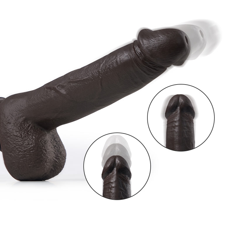 Eagle Realistic Dildo 18CM 3 Teleskopické 5 Vibrační