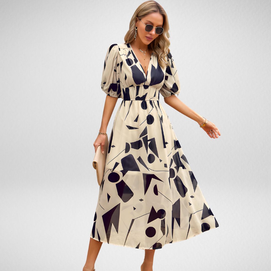 😍 Bold Garden Dress 🌼
