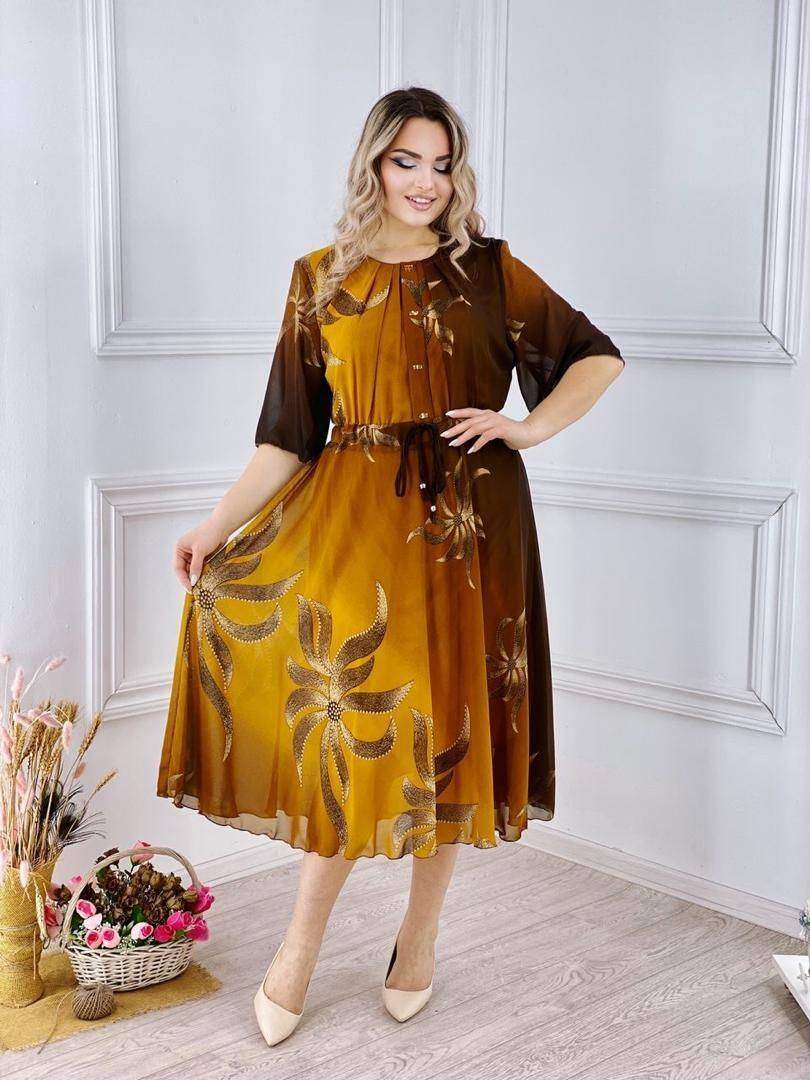 💕[S-5XL] 2025. g eleganta kleita ar apdruku