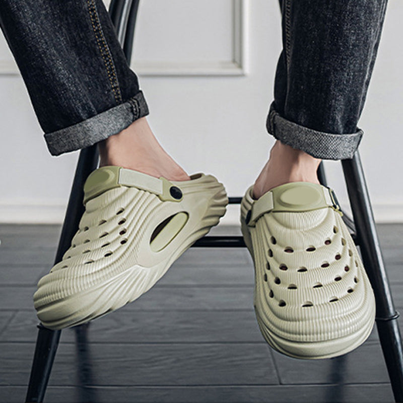 💥【EU40-45】⚡Ανδρικά αναπνεύσιμα slip-on σανδάλια