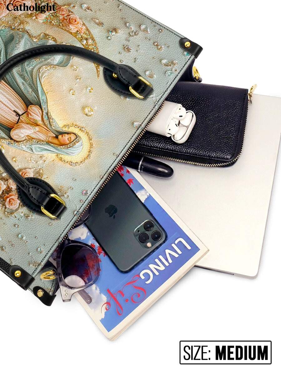 Catholight  The Crescent of Serenity Leather Bag