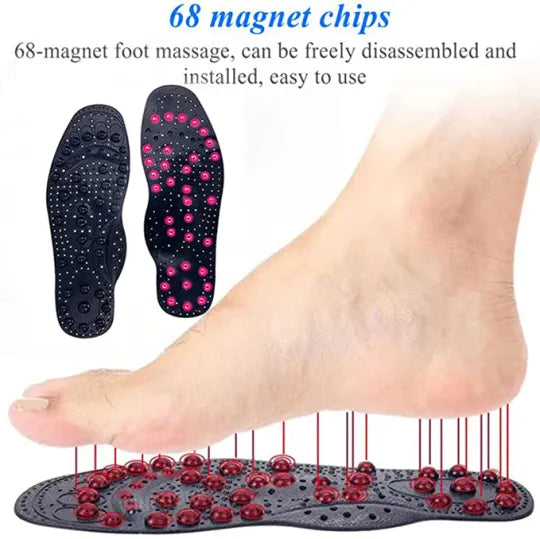 Palmilhas ortopédicas Softsole™ Tourmaline Far Infrared Acupressure Pain Relief Orthotic Insoles