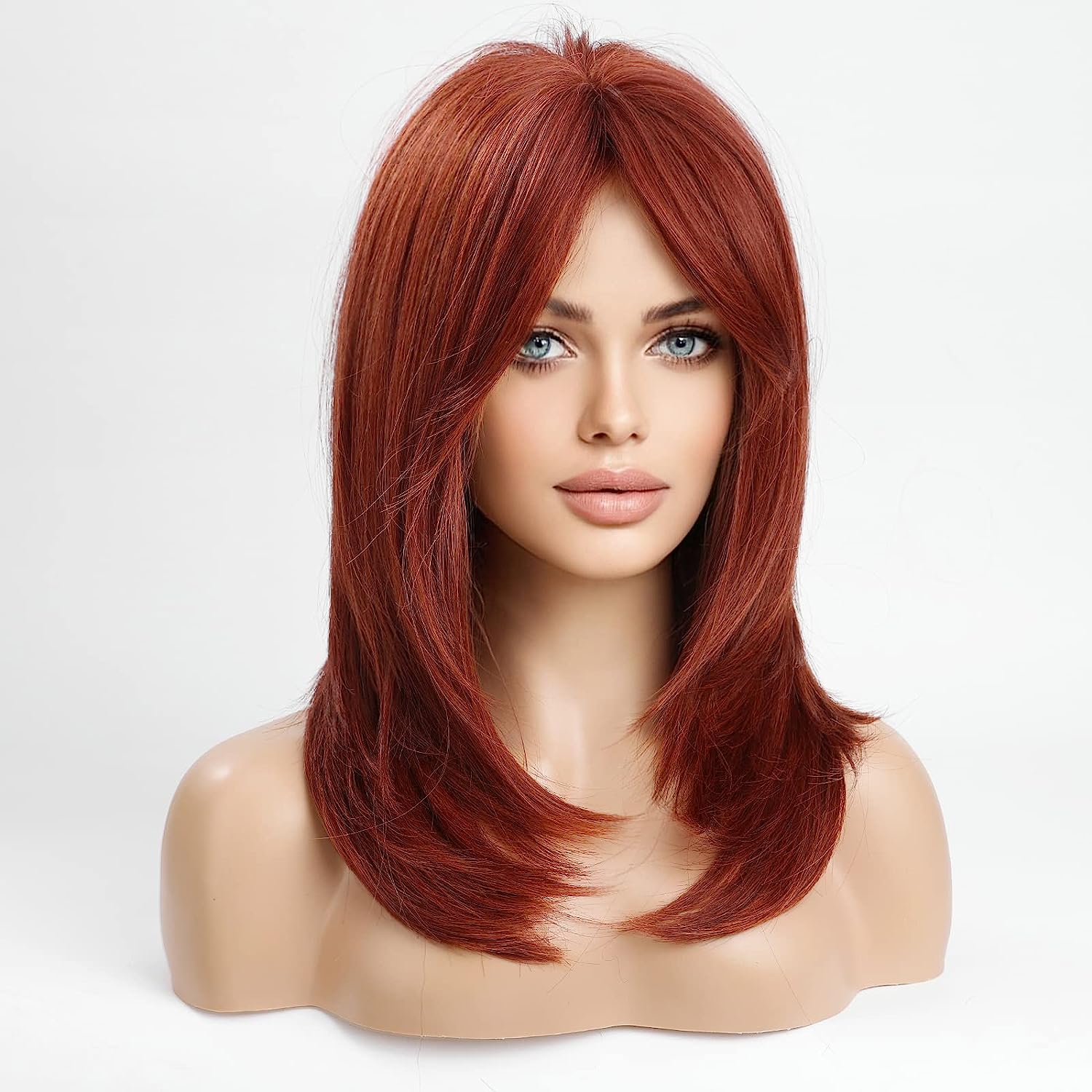 Synthetic Long Wigs  Hair with Bangs for Daily Use