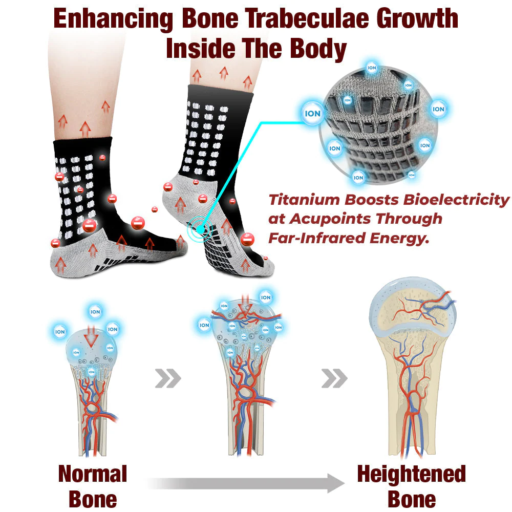 GFOUK™ PeakGrowth Far Infrared Heighting Tourmalin Socks