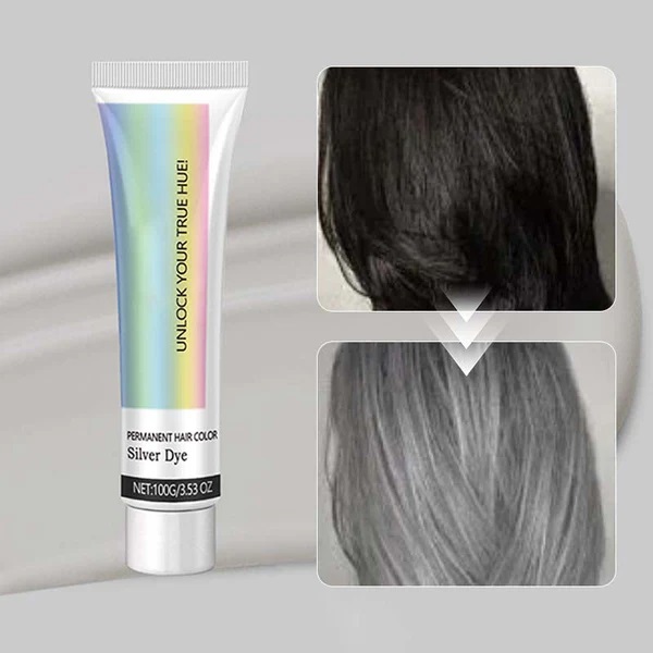 Farba na vlasy 2 v 1 Natural Essence Extract Silver