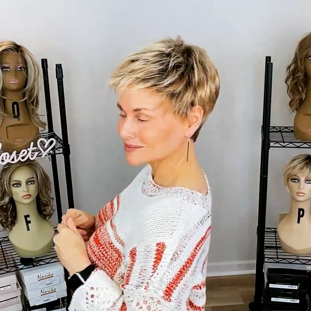 Champagne short hair