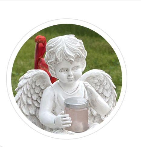 Angel šperky domáce solárne lampa dekorácie sochárstva remeslá