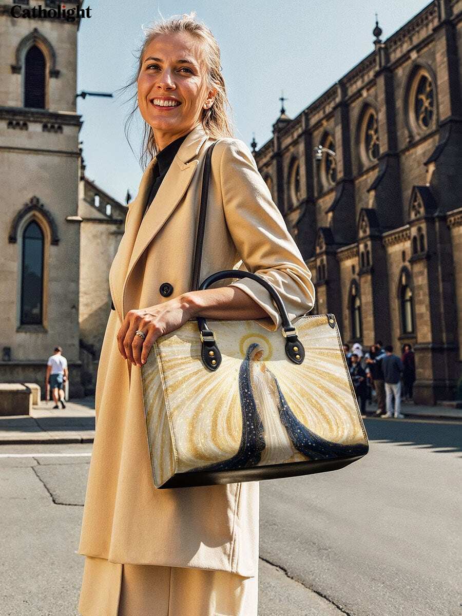 Catholight  Our Lady’s Eternal Glow Leather Bag