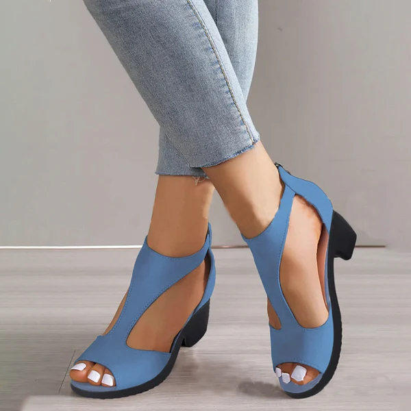 👡Novos saltos altos romanos femininos da moda 2025