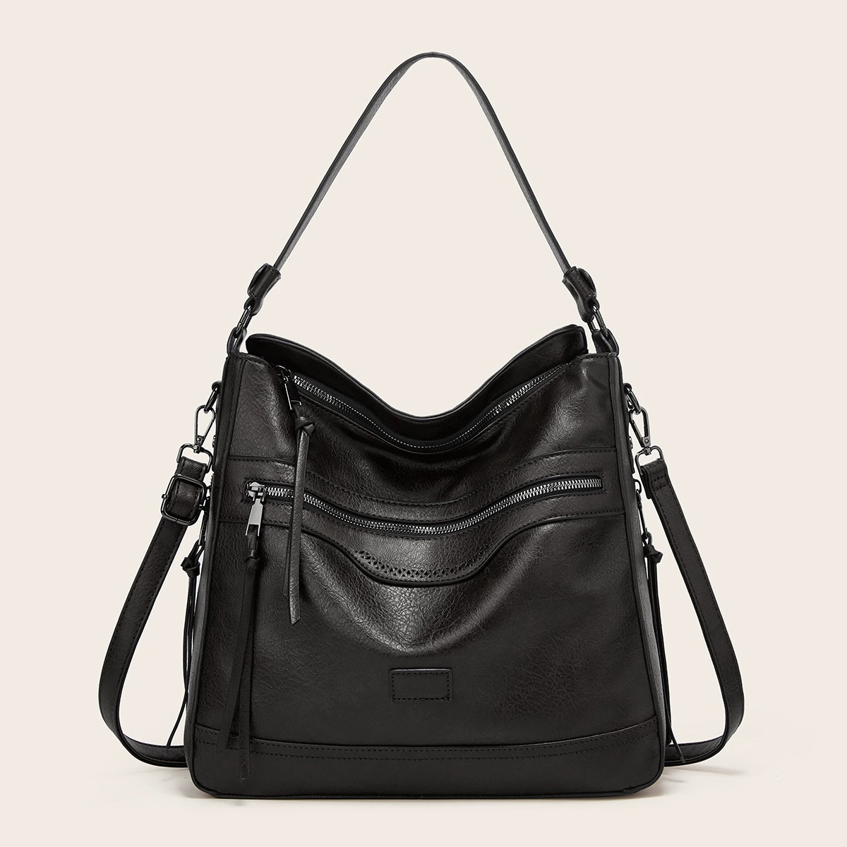 Bolsa de couro feita à mão