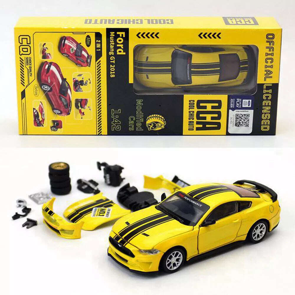 Комплект 2018 Ford Mustang GT Super Racing модел в мащаб 1:42