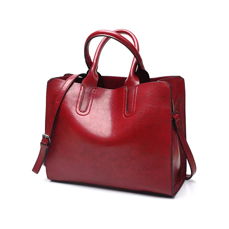 Women's handmade leather shoulder bag